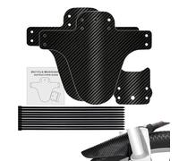 Garde-boue pour vélo de montagne - Fibre de carbone épaissie Protection de boue Garde-boue et arrière pour vélo de montagne | pour route gravel sentier extérieur et urbain