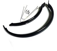 Garde-Boue pour vélo, Garde-Boue de vélo réglable Portable, Aile de vélo, Garde-Boue Avant/arrière, Accessoires de Cyclisme en Plastique chromé, pièces(16 inch)