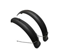 ORBIBA Garde Boue pour vélo Jeu de Garde-Boue de vélo 20x4.0 inch Larges Garde-Boue Avant arrière VTT Tout-Terrain Gros Pneu Ailes de vélo Couverture complète vélo Plastique (Color : A Pair Grey)