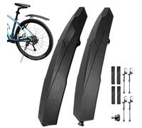 Garde-Boue Pour Vélo | Pièces Et Arrière À Libération Rapide Ajustable - Garde-Éclaboussures Pour Vélo À Pneus Gras | Pour VTT Route Motocross Rue Course Trajet Quotidien Randonnée Urbain Cour Allée C