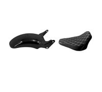 Garde-Boue Protecteur pour Softail pour Breakout pour Rocker | Garde-boue arrière de lumière LED siège Solo conducteur moto avec jeu feux clignotant frein pour Softail pour Breakout pour