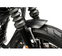Garde boue Puig avant tôle aluminium Noire