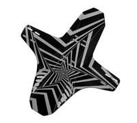 Garde-boue Réfléchissant pour Vtt, Compatible Am26 27,5 29, Noir | PP Lisse sans Bavure, Fixation Facile, Visibilité Nocturne Renforcée, pour Fourche Frontale et Sentiers Boueux