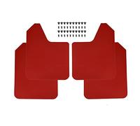 Garde-Boue Rouge pour Mitsubishi pour Lancer pour Evolution pour Evo X 4 5 6 7 8 9 IX pour Outlander Sport WRC pour Mirage Pare-éclaboussures Voiture Boue Rabats(4pcs-Set)