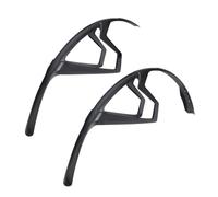 GARDE BOUE ROUTE POLISPORT R-MUD NOIR FIXATION VELCROS (VENDU A LA PAIRE)