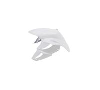 garde boue scoot av compatible avec mbk 50 booster ng, rocket-yamaha 50 bws bump, spy blanc brillant