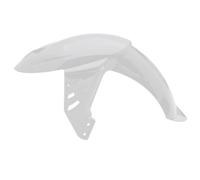 GARDE BOUE SCOOT AV ADAPTABLE PEUGEOT 50 LUDIX 10 POUCES BLANC BRILLANT