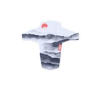 Garde boue slicy mtb front hakuba blanc rouge