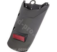 Garde-boue TNT Garde-boue arrière avec garde-boue arrière Réflecteur, noir, 1PH-F1642-00 pour MBK Nitro, Yamaha Aerox R Naked 50 cc année 2013