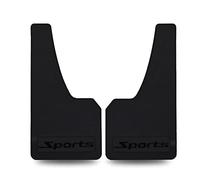 Garde-Boue Universel en Caoutchouc pour Voiture Sportive, Garde-Boue Avant ou arrière (Noir)