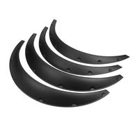 Garde-boue Universels Noirs 4 Pièces Pour Élargisseurs D'ailes Et Passages De Roue Flexibles Arche Fender Flares