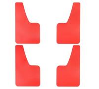 Garde-boue Universels Pour Voiture Protection De Avant Et Arrière Accessoires Anti-Éclaboussures Protection Garde-Boue(4pcs Red)