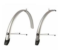 Garde-boue vélo 26 pouces 51 mm argent Towny Polisport