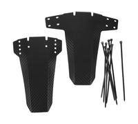 Garde-boue Vélo en PP Noir, Finition Fibre Carbone, Installation Rapide | Arrière, Usage Route et Gravier, Protection les Projections, Style Moderne Sportif