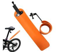 Garde Boue Vélo, - Protection Pliable 36cm, Bavette Portative, Équipement C | Pare Boue Amovible pour Cadre VTT, | Bavette Cyclisme avec Formule Légère Pratique et Traitement Soin Confort Anti É