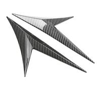 Garde Boue Voiture Couvercle Ventilation Garde-boue Latéral Voiture Décoration Aile Latérale Capot Ventilation Garniture Couverture Garde-boue D'admission Voiture SUV(Carbon Fiber)