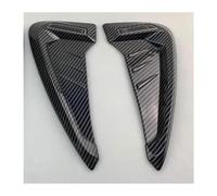 Garde Boue Voiture Garde-boue Latéral De Voiture 2 Pièces Couvercles De Ventilation Garde-boue De Roue En Caoutchouc Noir Passages De Roues De Voiture(Carbon Fiber Black)