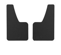 Garde Boue Voiture Garde-Boue Universels en Fibre Carbone Noir Et Rouge pour Voiture, Bavettes Moulées pour Protection Garde-Boue Avant Et Arrière Auto Bavettes(2pieces Black)