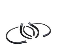 Garde-Boue Voiture Pour Tesla Pour Modèle X Sport Utility 4 Portes 2016-2018 Passages Roues Voiture Course Garde-boue Évasés Arc À Sourcils En Fiber Carbone Bavettes