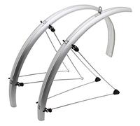 Garde Boue VTC 28'' Strong a tringles 48mm Argent (pr)