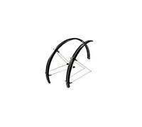 Garde boue vtc 28'' strong a tringles 48mm noir (pr)