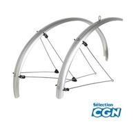 GARDE BOUE VTC 28'' STRONG TOUR S PLASTIQUE A TRINGLES 54MM ARGENT (PR) -