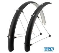 GARDE BOUE VTC 28'' STRONG TOUR S PLASTIQUE A TRINGLES 54MM NOIR MAT (PR) -