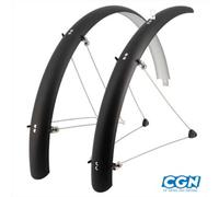 GARDE BOUE VTC/VTT 26'' STRONG TOUR PLASTIQUE A TRINGLES 54MM NOIR MAT (PR) -