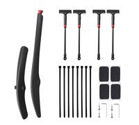 Garde-Boue VTT | Barre d'extension réglable pour Accessoires sécurisés | Ensemble de Garde-Boue de vélo | pour Les Types de vélos tels Que VTT, Route, trajets résidentiels, chemins, Conduite