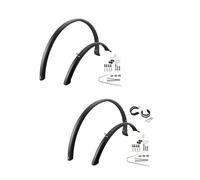 Garde Boue Vtt, Garde Boue Velo Lot de 2 garde-boue for vélo de montagne, protection des roues, accessoires de cyclisme, garde-boue de vélo de route for vélo, pluie 700C, poussière, extérieur(With 2 R