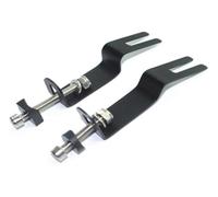 Garde-boue VTT pliables for vélos de 14 à 20 pouces, noirs, avant et arrière, conçus for les vélos de 16 à 20 pouces.