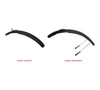 Zefal Set de Garde-Boues avant+arrière Trail 65 noir universal