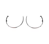 Garde-boues De Voiture Pour Ford Pour Mustang S650 GT 2024-2025 Pour Ecoboost Une Paire D'arc À Sourcils Roue Avant Kit Carrosserie Peint En Fiber Carbone(Matte Black)