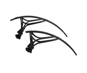 Garde-boues tringles montage simple avec collier ajustable Zefal 700C - 650B Zefal Shield R35 (x2) Noir 498 mm