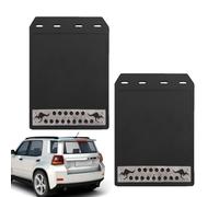 Garde-Boues Universels pour Voiture, 2 Pièces Bavettes Anti-éclaboussures, Avant Et Arrière, Larges pour Pick-up SUV Van Camion