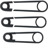 Garde-chaîne Hebie Chainglider avant Shimano 38 dents, 486-535 mm, noir