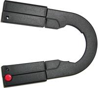 Garde-chaîne Hebie partie arrière Chainglider 16-18 dents, noir, pour divers pignons