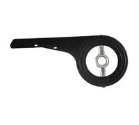 Garde chaine vélo noir ( Taille L pour un plateau de 40 à 48 dents )