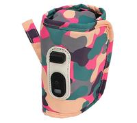 Garde-chaleur de Lait pour bébé, Sac Chauffe-lait Portable Efficace avec écran LCD, Chargement USB Compact pour les (Rose)