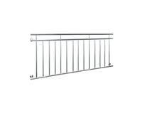 Garde-corps Balcon Français - 184x90 cm - avec 14 Barres Transversales - Appui