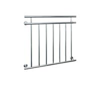 Garde-corps Balcon Français - 90 x 100 cm - avec 7 Barres Transversales -