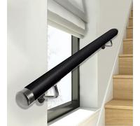 Garde-corps de sécurité en PVC pour escaliers intérieurs, réglable de 50 à 600 cm, poignée antidérapante, protection enfants et personnes âgées, durable, 90 cm