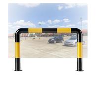 Garde-corps De Stationnement En Forme U À Haute Visibilité, Barrières Sécurité For Ateliers Routiers, Butées Roues, For La Régulation Circulation Routière Milieu Communautaire(80x60cm-2.0mm)