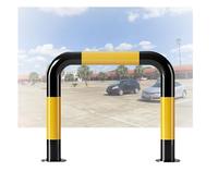 Garde-corps De Stationnement En Forme U À Haute Visibilité, Barrières Sécurité For Ateliers Routiers, Butées Roues, For La Régulation Circulation Routière Milieu Communautaire(60x50cm-1.2mm)