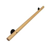 Garde-corps d'escalier en bois massif avec supports - Barre d'appui de sécurité pour personnes âgées et enfants - Facile à monter (couleur 2 200 cm) - et support sécurisé