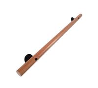 Garde-corps d'escalier en bois massif avec supports - Barre d'appui de sécurité pour personnes âgées et enfants - Facile à monter pour couloir - 50 cm - et élégant