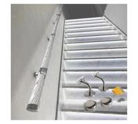 Garde-corps en acrylique transparent antidérapant pour maison, maternelle, couloir, loft, escalier - Kit complet - Rampe d'escalier moderne en cristal - 0,9 m à 6,1 m