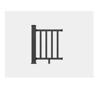 Garde-corps en composite - Kit extension - H100 x L100 cm - Anthracite - GUARO