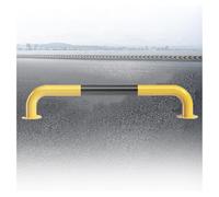 Garde-corps En Forme De U For Les Voies D'accès Aux Ateliers, Barrières Anti-collision, Bornes Stationnement À Haute Visibilité, Protection Des Véhicules Et Murs Garage(150x20cm-1.5mm)