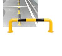 Garde-corps en forme de U pour garage - Poteaux haute visibilité avec bases stables pour la protection contre la marche arrière du véhicule, solution de sécurité durable